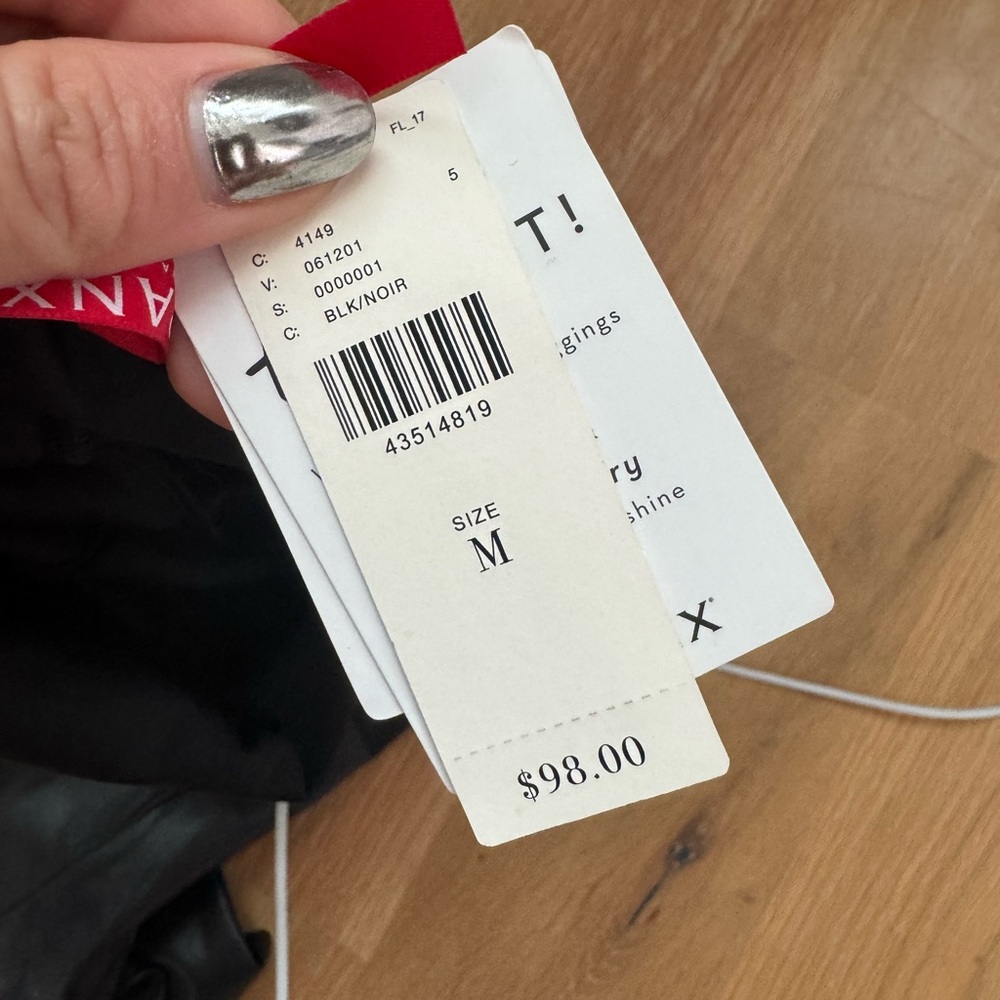 NWT Spanx faux leather leggings